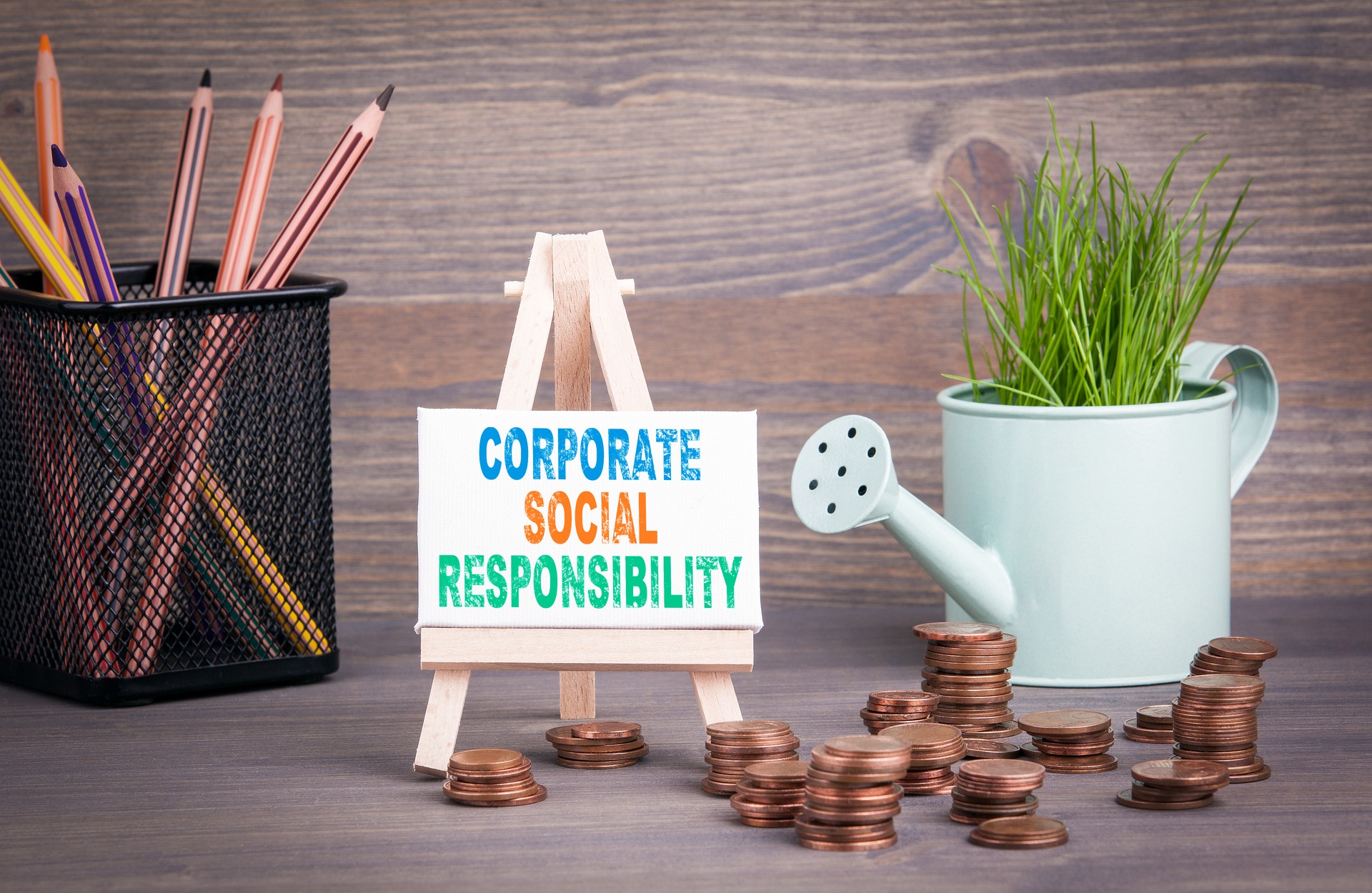 Corporate Social Responsibility Business Concept